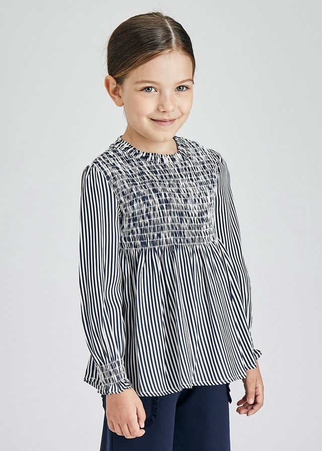 4173 Mayoral Παιδική Μπλούζα Σφηγγοφωλιά για Κορίτσι Μελανί 11-04173-065 - Image 1