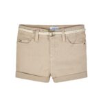 Mayoral Παιδικό Σορτσάκι για Κορίτσι Μπεζ 21-00234-024
