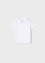 Mayoral Βρεφικό Μπλουζάκι Πόλο κοντομάνικο για Αγόρι Λευκό 22-00102-082