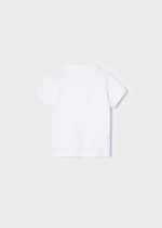 Mayoral Βρεφικό Μπλουζάκι Πόλο κοντομάνικο για Αγόρι Λευκό 22-00102-082 - Image 2