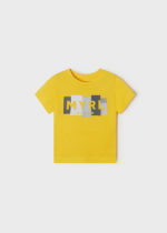 Mayoral Βρεφικό Μπλουζακι για Αγόρι Κίτρινο 22-00106-036