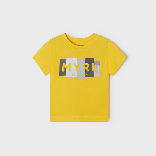 Mayoral Βρεφικό Μπλουζακι για Αγόρι Κίτρινο 22-00106-036