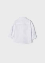 Mayoral Παιδικο Πουκαμισο μακρυμανικο για Αγόρι Λευκο 22-00117-032 - Image 2