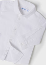 Mayoral Παιδικο Πουκαμισο μακρυμανικο για Αγόρι Λευκο 22-00117-032 - Image 3