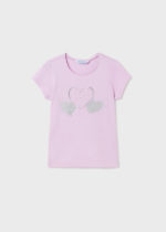 Mayoral Παιδικό Μπλουζάκι κοντομάνικο για Κορίτσι Λιλά 22-00854-035