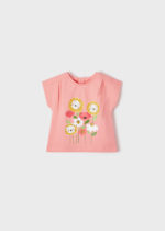 Mayoral Παιδικό Μπλουζακι κοντομάνικο για Κορίτσι Ροζ 22-01031-070 - Image 2