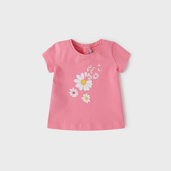 Mayoral Παιδικό Μπλουζακι κοντομάνικο για Κορίτσι Ροζ 22-01033-053
