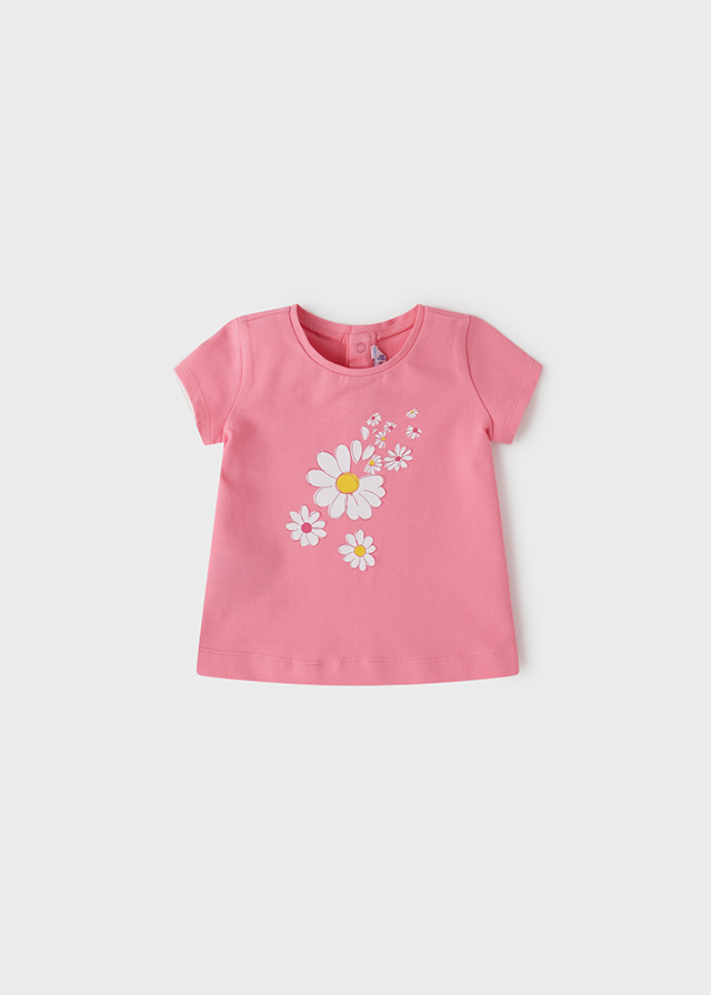 22-01033-053-L-4 Mayoral Παιδικό Μπλουζακι κοντομάνικο για Κορίτσι Ροζ 22-01033-053 - Image 1