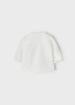 Mayoral Βρεφικό Πουκάμισο μακρυμάνικο για Αγόρι Εκρού   22-01182-095 - Image 2