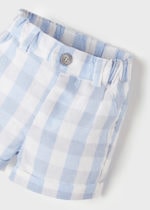 Mayoral Βρεφικό Παντελόνι κοντο σταμπωτό για Αγόρι Γαλάζιο 22-01208-011 - Image 3