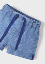 Mayoral Βρεφικό Παντελόνι κοντό λινό για Αγόρι Μπλε 22-01209-067 - Image 3