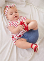 Mayoral Βρεφικό Σετ μακό 4 τεμάχια για Κορίτσι Κόκκινο 22-01623-084