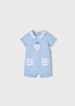 Mayoral Βρεφικό Φορμάκι μακό για Αγόρι Γαλάζιο 22-01632-035