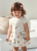 Mayoral Βρεφικό Σετ Φούστα για Κορίτσι Μπεζ 22-01942-019