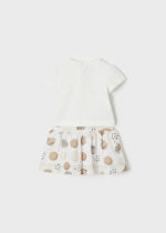 Mayoral Βρεφικό Σετ Φούστα για Κορίτσι Μπεζ 22-01942-019 - Image 3