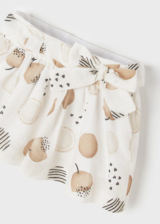 22-01942-019-L-7 Mayoral Βρεφικό Σετ Φούστα για Κορίτσι Μπεζ 22-01942-019 - Image 5