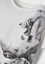 Mayoral Παιδικό Μπλουζάκι κοντομάνικο για Αγόρι Σπασμενο Λευκο 22-03003-037 - Image 4