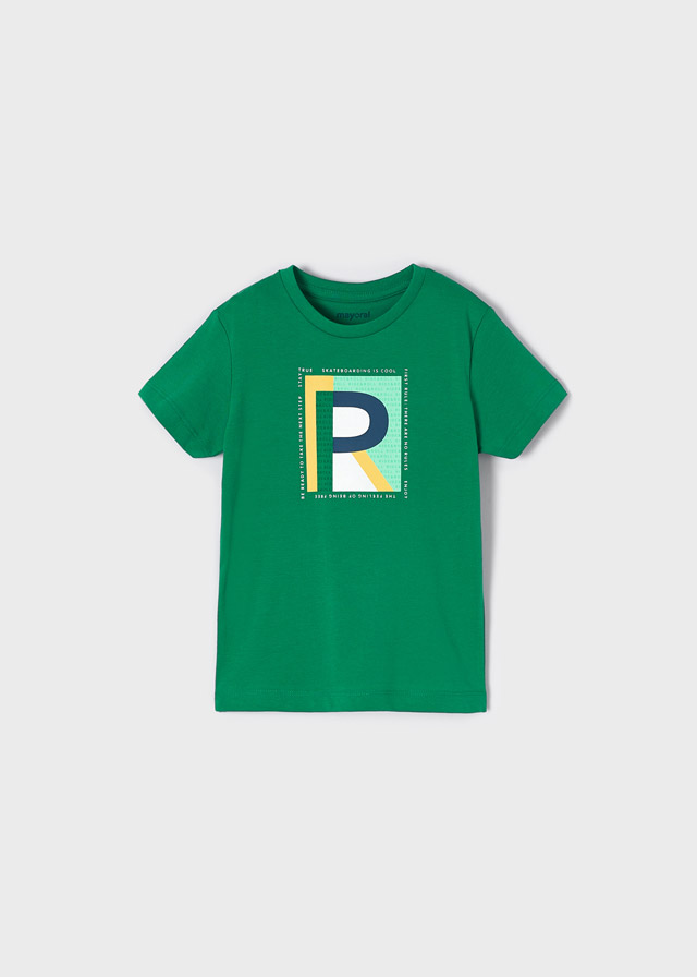 22-03012-076-L-5 Mayoral Παιδικό Μπλουζάκι Διπλό για Αγόρι Πράσινο Μπλε 22-03012-076 - Image 4