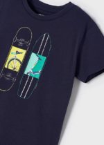 Mayoral Παιδικό Μπλουζάκι Διπλό για Αγόρι Πράσινο Μπλε 22-03012-076 - Image 6