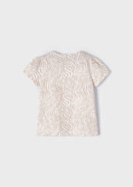 Mayoral Παιδικό Μπλουζάκι Κοντομάνικο για Κορίτσι Εκρού 22-03037-065 - Image 5