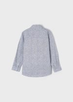 Mayoral Παιδικό Πουκάμισο μακρυμάνικο για Αγόρι Ναυτικό Μπλε 22-03120-047 - Image 3