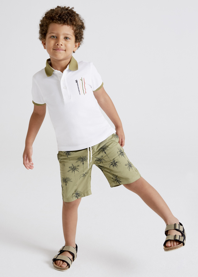 22-03263-040-L-3 Mayoral Παιδική Βερμούδα για Αγόρι Πράσινο 22-03263-040 - Image 1