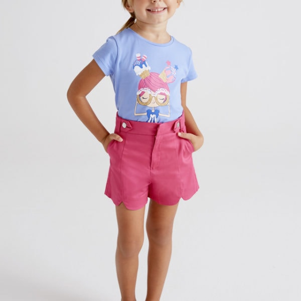 Mayoral Παιδικό Σορτσάκι για Κορίτσι Φούξια 22-03276-070