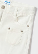 Mayoral Παιδικό Παντελόνι μακρύ για Κορίτσι Εκρού 22-03589-092 - Image 4