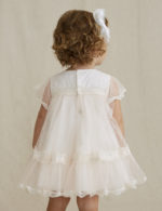 Abel & Lula Βρεφικό Φόρεμα τούλι ζακάρ για Κορίτσι Σομόν 22-05007-004 - Image 2