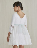 Abel & Lula Παιδικό Φόρεμα βατίστα κεντητό για Κορίτσι Άσπρο 22-05032-006 - Image 2