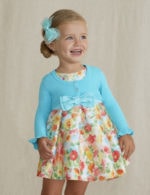 Abel & Lula Βρεφική Ζακέτα πλεκτή διάτρητη για Κορίτσι Τιρκουάζ 22-05336-084