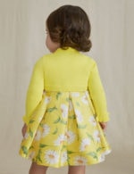 Abel & Lula Βρεφική Ζακέτα πλεκτή διάτρητη για Κορίτσι Κίτρινο 22-05336-085 - Image 2