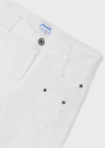 Mayoral Παιδικό Παντελόνι μακρύ για Κορίτσι Λευκό 22-06569-051 – Bild 4