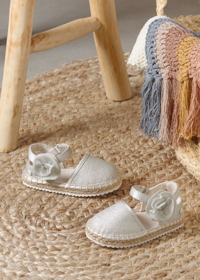 22-41364-019-L-1 Mayoral Παιδικές Εσπαντρίγιες για Κορίτσι Ασημί 22-41364-019 - Image 1