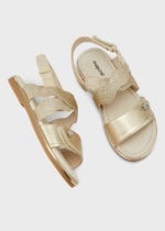 Mayoral Παιδικά Παπούτσια Σανδάλια για Κορίτσι Χρυσαφί 22-45361-096 - Image 3