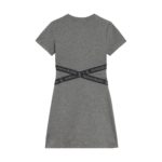 Calvin Klein Kids Παιδικό Φόρεμα PUNTO LOGO TAPE SS για Κορίτσι Γκρι IG0IG01309P4E - Image 2