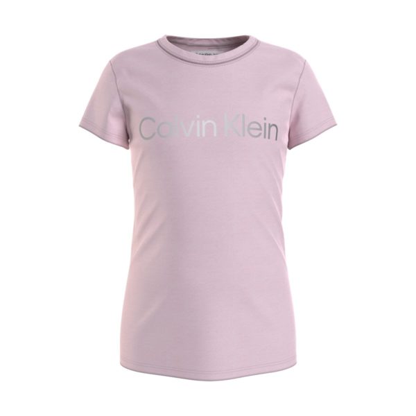 Calvin Klein Kids Παιδική Μπλούζα SILVER LOGO για Κορίτσι Ροζ IG0IG01350-TPA