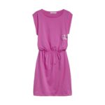 Calvin Klein Kids Παιδικό Φόρεμα MONOGRAM OFF PLACED T DRESS για Κορίτσι Ροζ  IG0IG01416VTB