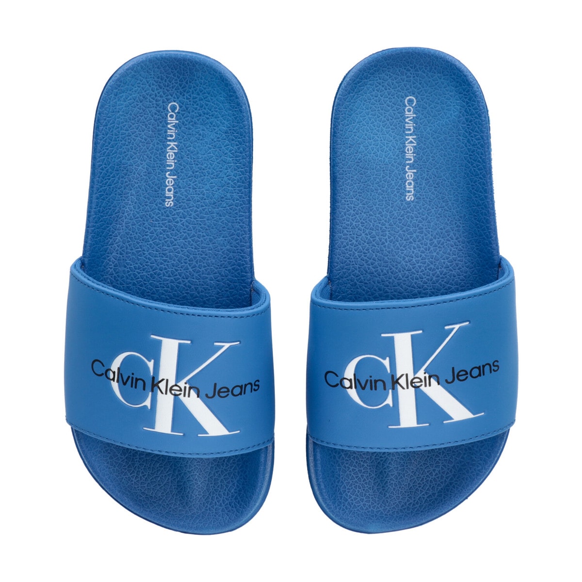 V3B0-80160-1172801- Calvin Klein Kids Παιδικές Παντόφλες LOGO PRINT POOL SLIDE για Αγόρι Μπλε V3B0-80160-1172801 - Image 1