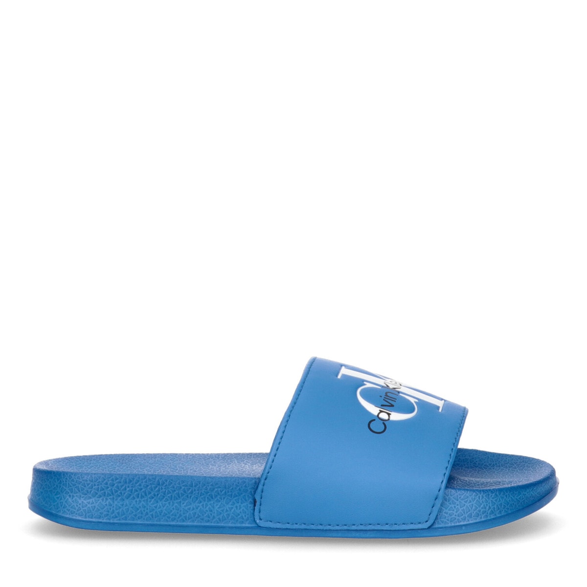 V3B0-80160-1172801-_2 Calvin Klein Kids Παιδικές Παντόφλες LOGO PRINT POOL SLIDE για Αγόρι Μπλε V3B0-80160-1172801 - Image 3