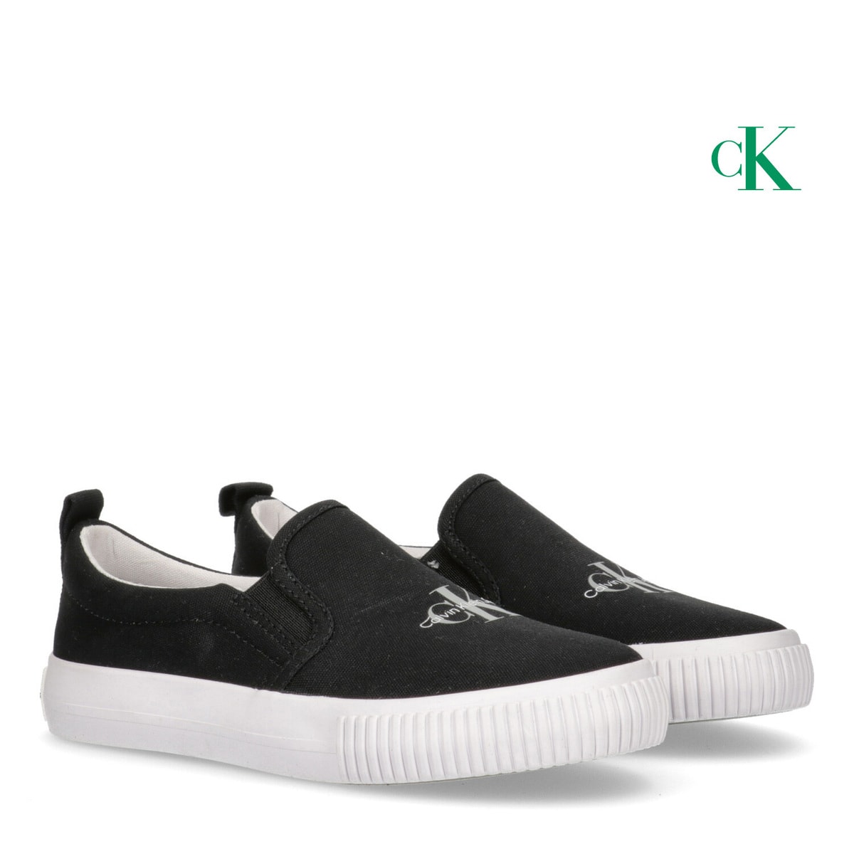 V3X9-80124-0890999- Calvin Klein Kids Παιδικές Εσπαντρίγιες LOW CUT SNEAKER για Κορίτσι  Μαύρο V3X9-80124-0890999 - Image 1