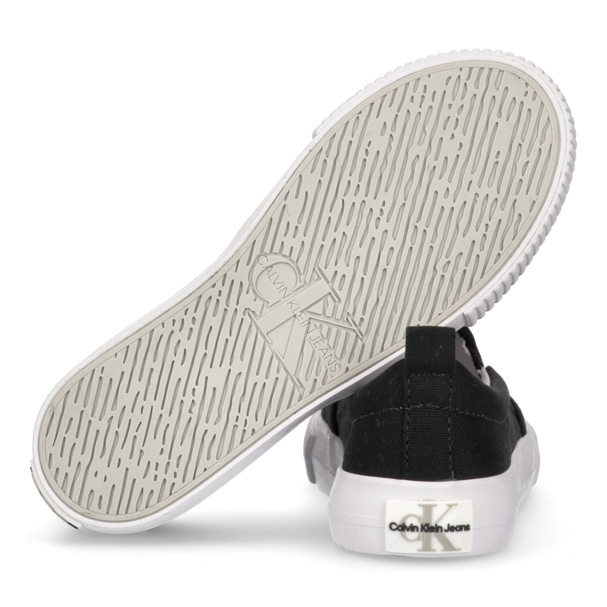 V3X9-80124-0890999-_4 Calvin Klein Kids Παιδικές Εσπαντρίγιες LOW CUT SNEAKER για Κορίτσι  Μαύρο V3X9-80124-0890999 - Image 5