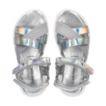 Calvin Klein Kids Παιδικά Σανδάλια VELCRO για Κορίτσι Ασημί V4A2-80212-1420904 - Image 3