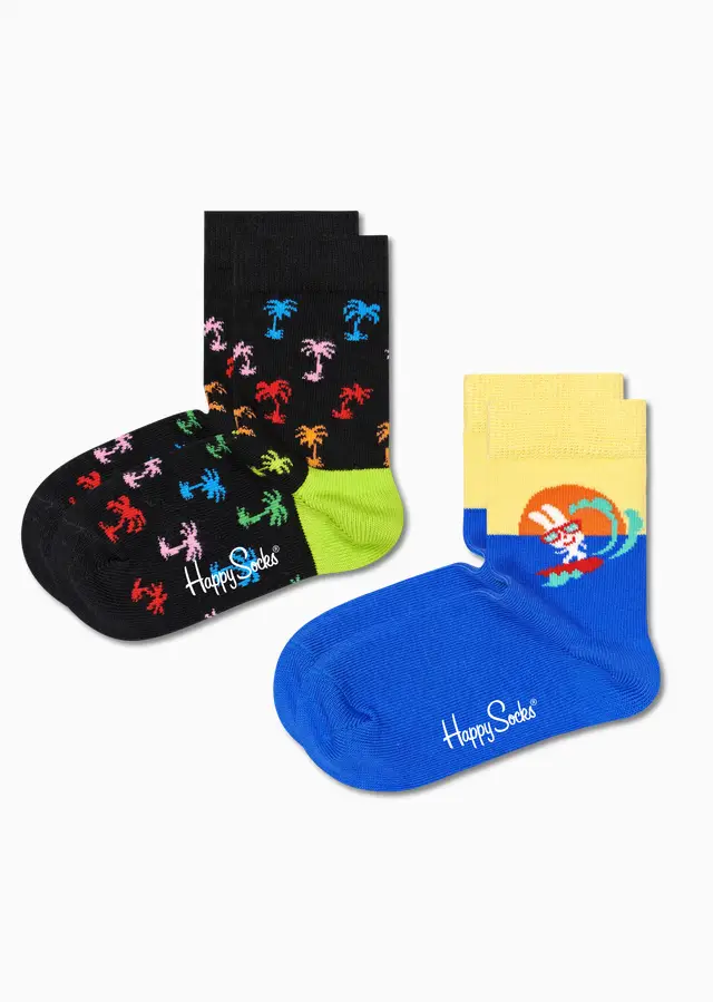 magentoimage_0ev3blzo7gtgvelu Happy Socks - 2-pack Kids Surfers Paradise Socks KSRP02-9300-1 - Image 1