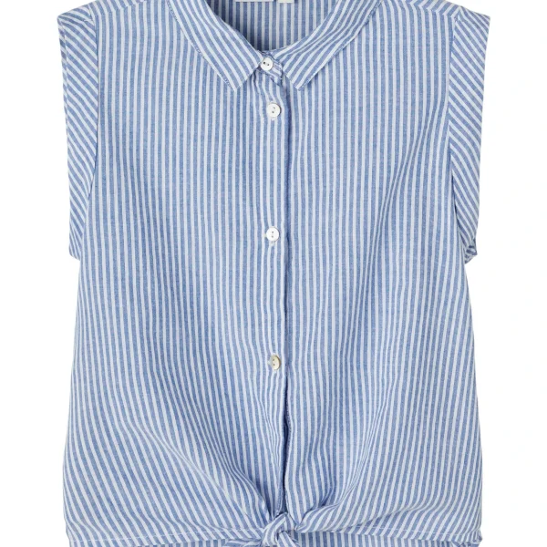 Name it Παιδικό Πουκάμισο για Κορίτσι Μπλε 13200603_3818083
