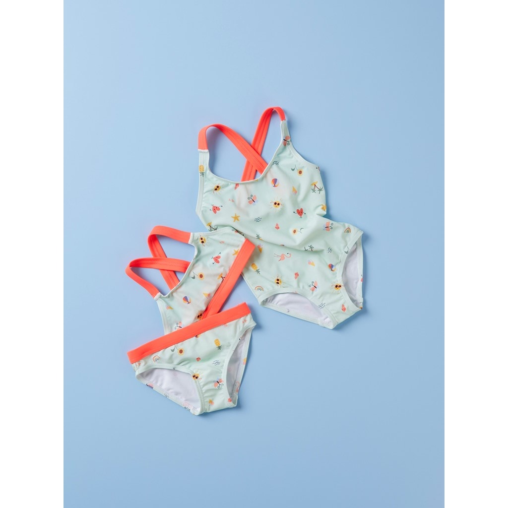 3801434_detail Name it Παιδικό Μαγιό για Κορίτσι Πράσινο 13199650_3801434 - Image 1