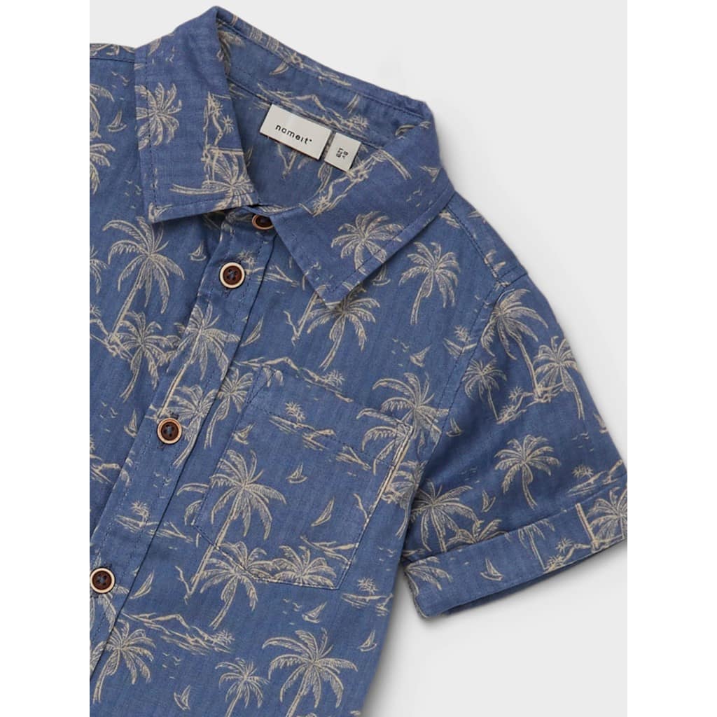 3816419_detail Name it Παιδικό Πουκάμισο για Αγόρι Μπλε 13200191_3816419 - Image 1