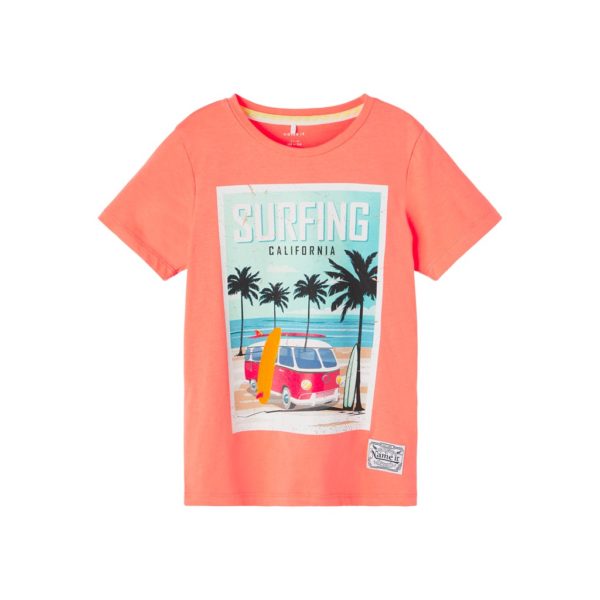 Name it Παιδική Μπλούζα για Αγόρι Ροζ 13202053_3842348