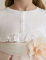 Abel & Lula Παιδικό Μπολερό βισκόζη χρυσόσκονη για κορίτσι Λευκό 22-05339-019 - Image 2