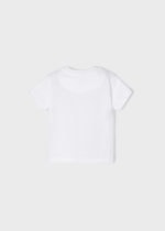 Mayoral Bρεφική Μπλούζα για Αγόρι Λευκή 22-01007-049 - Image 2